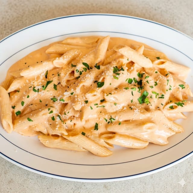 Penne with Vodka Sauce Pasta.