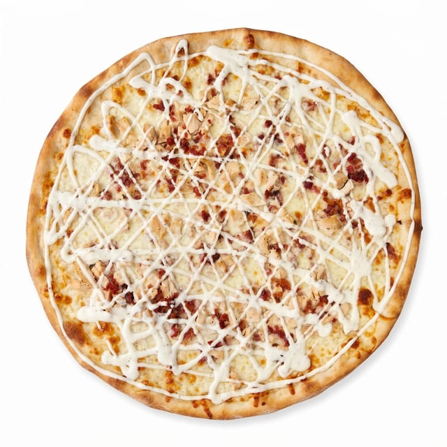 Chicken, Bacon & Ranch Pizza.